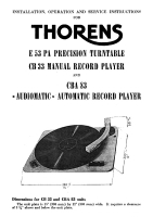 Thorens E53-PA-Owners-Manual